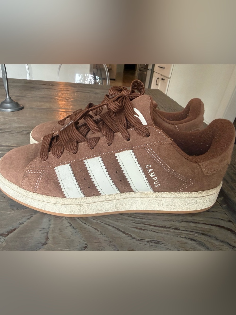 adidas Campus Suede Sneaker - Brown / White